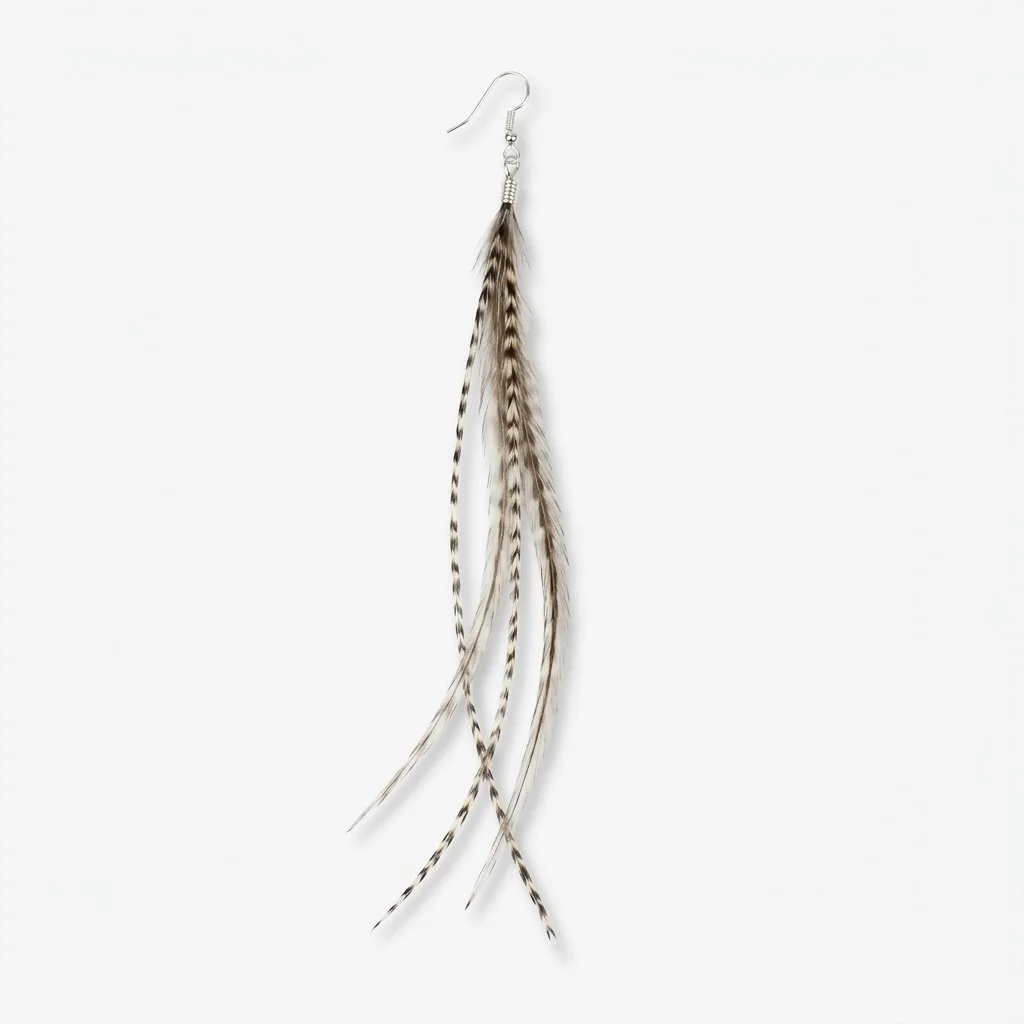 Ajyana Feather Earring or Clip