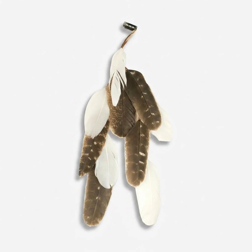 Susan Feather Hair Clip