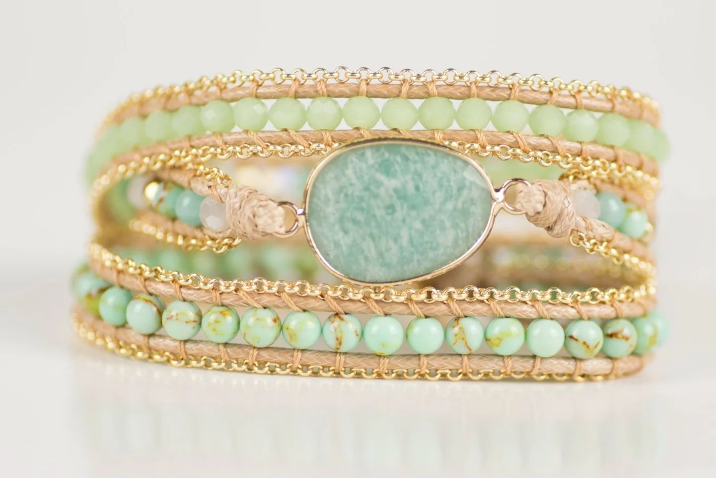 Amazonite and Turquoise Hope bracelet