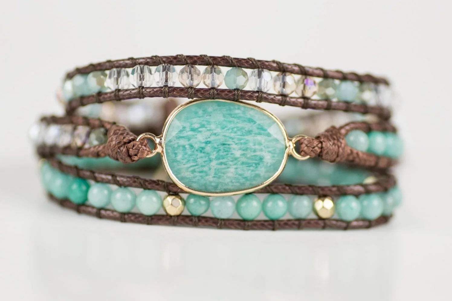 Amazonite Meditation bracelet