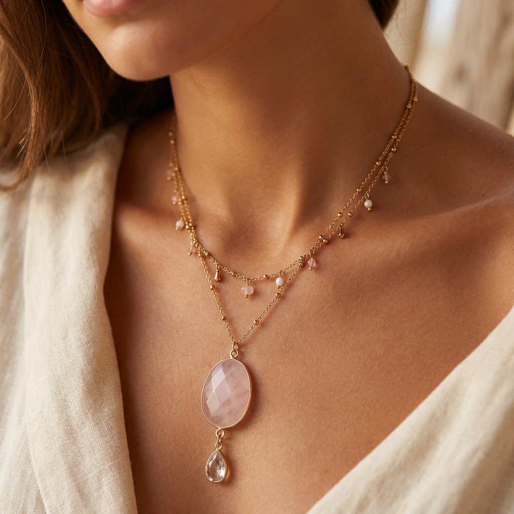 Rose Quartz Necklace