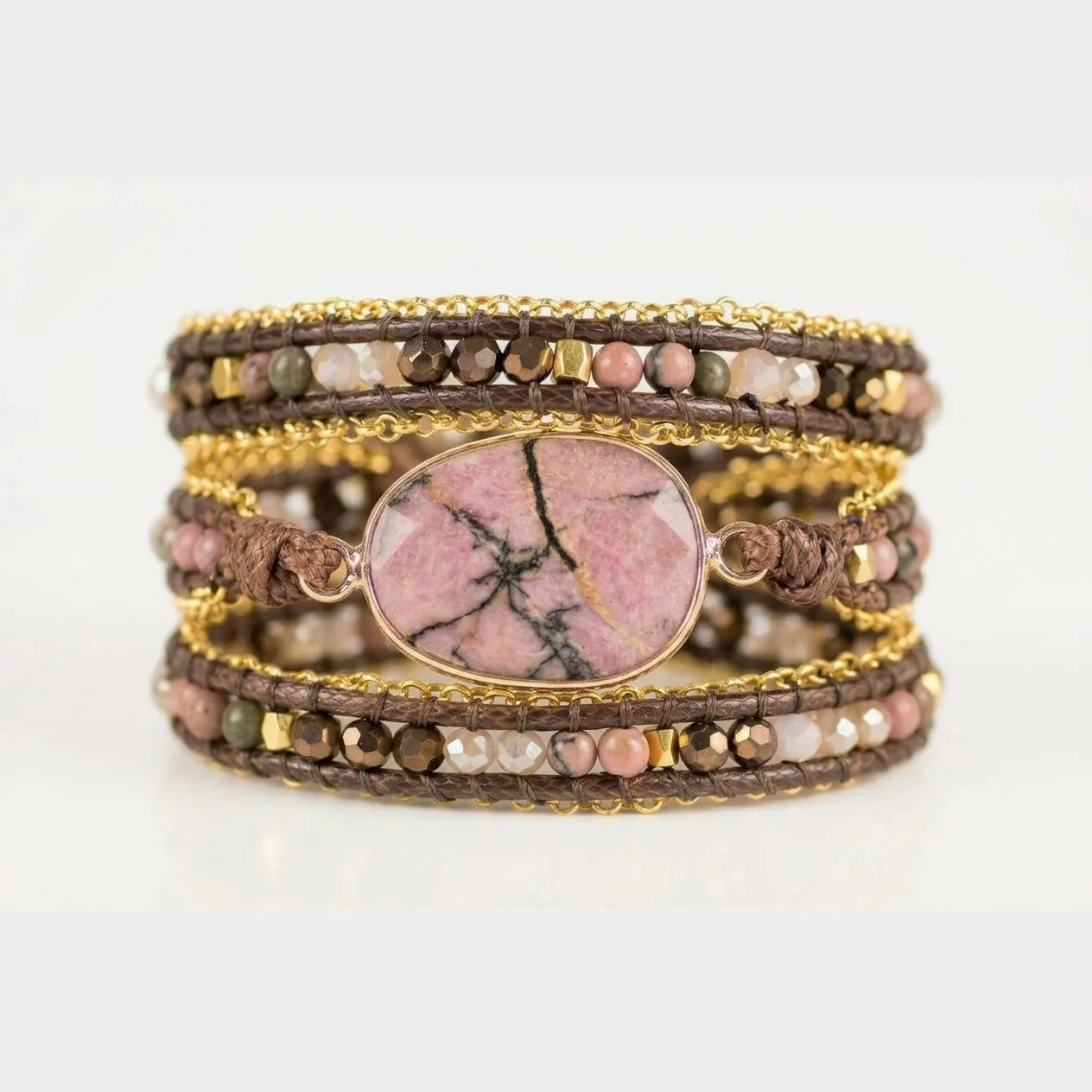 Rhodonite Bloom Relationships Bracelet