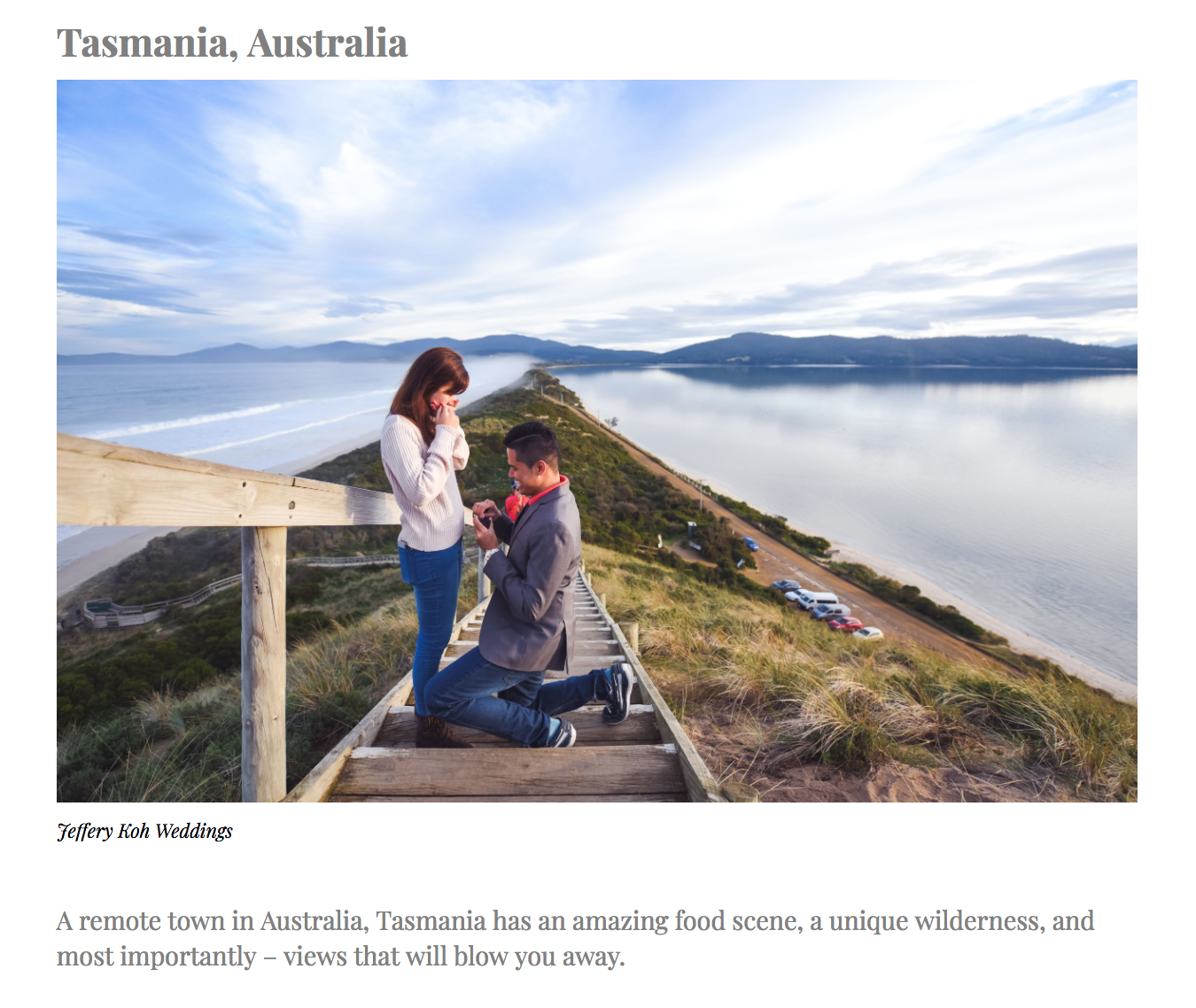 Article ; 40 Breathtaking Overseas Pre-Wedding Shoot You Must Consider by IdealWeddings