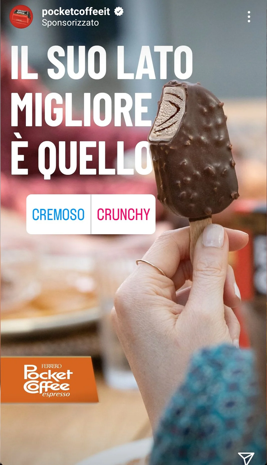 Pocket Coffe Gelato — Mattia Buffoli