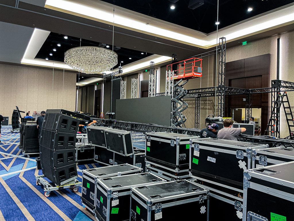 Video Wall Rental and Line Array