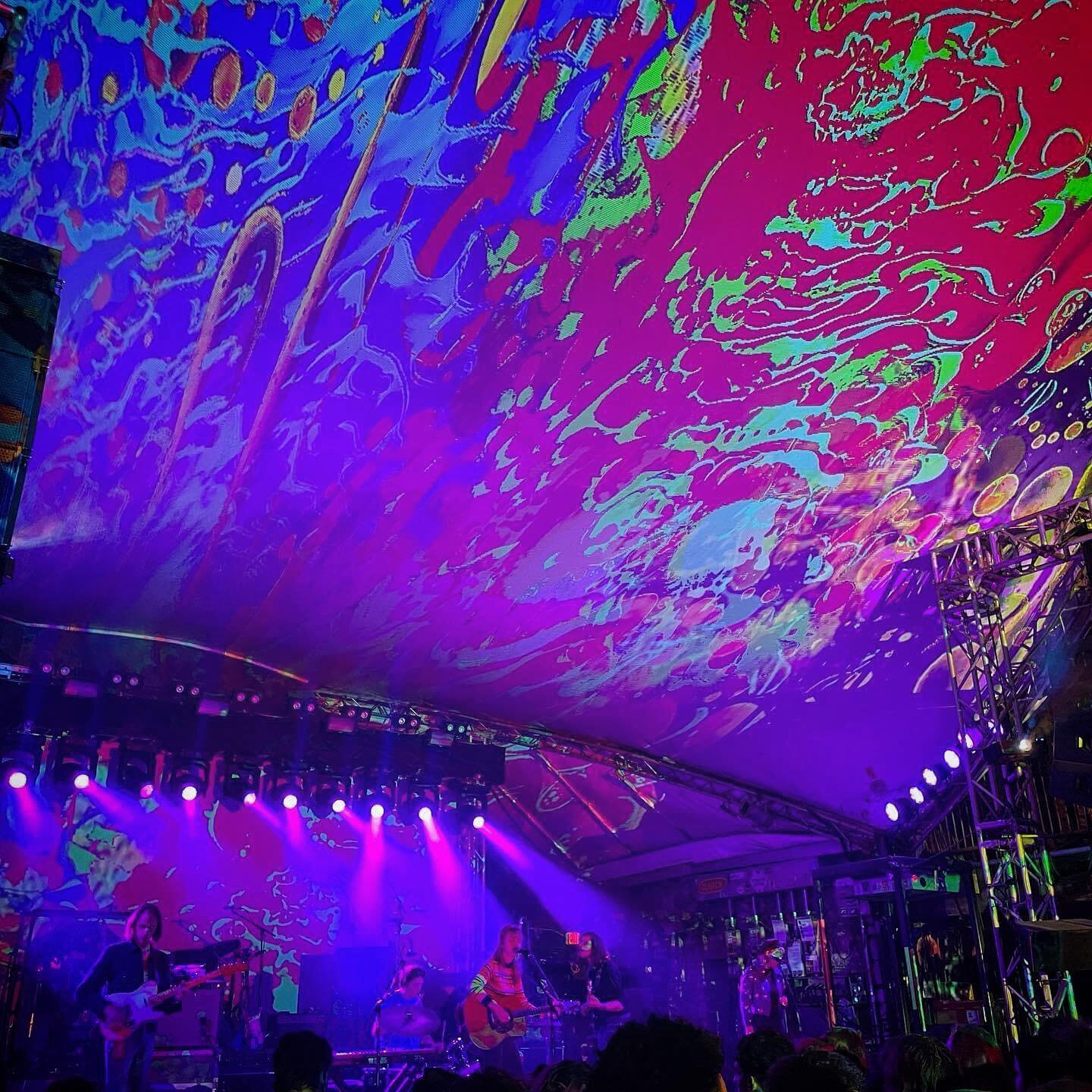 Our @christiedigital Boxer 4K30 made its way to @levitation last weekend, wrapping the @stubbsaustin backdrop in immersive visuals. 
Big thanks to Zach at @ilios_productions for facilitating the installation. 
.
#projection #projectionmapping #3dart 
