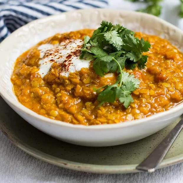 Family-Sized Red Lentil Dahl