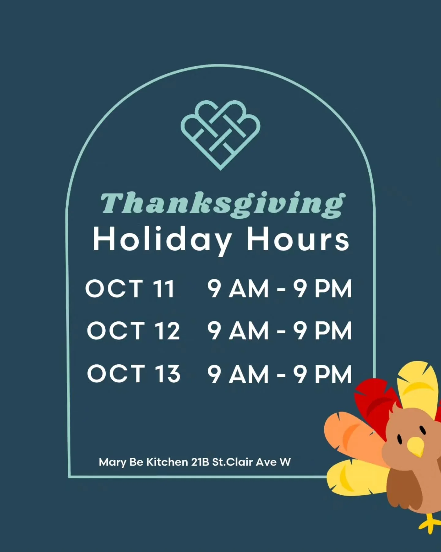 🧡 Thanksgiving weekend is here! 🧡
 
We&rsquo;re open all weekend long &mdash; regular hours 9&ndash;9, and on Monday we&rsquo;ll just start one hour later (9&ndash;9 🙏✨️).

Come by for cozy brunch vibes, your favourite fall dishes, and maybe a lit