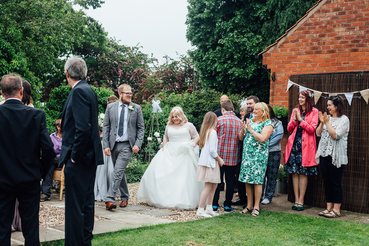 DIY Back Garden Wedding, Newark