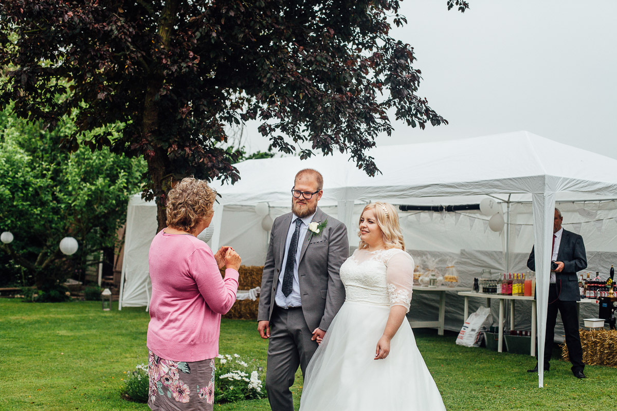 Bridal Portrait - Back Garden Wedding, Newark