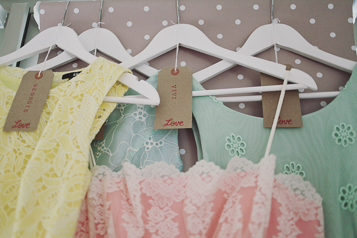 Disney Inspired Pastel Bridesmaid Dresses - UK Alternative Wedding Photography Chloe Lee Photo