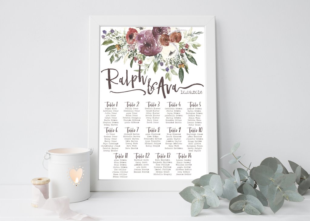 Wonderland Invites Boho Essex Stationary
