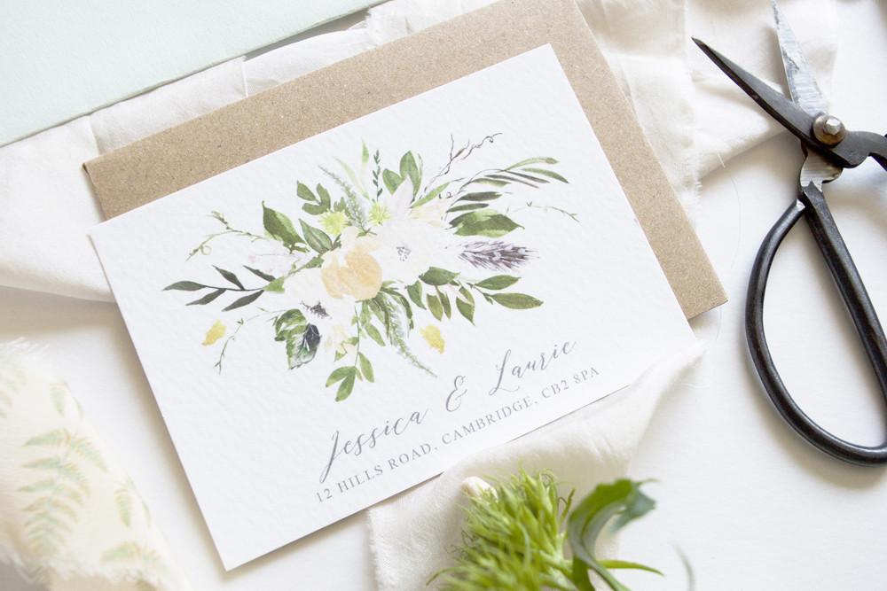 Wonderland Invites Boho Essex Stationary