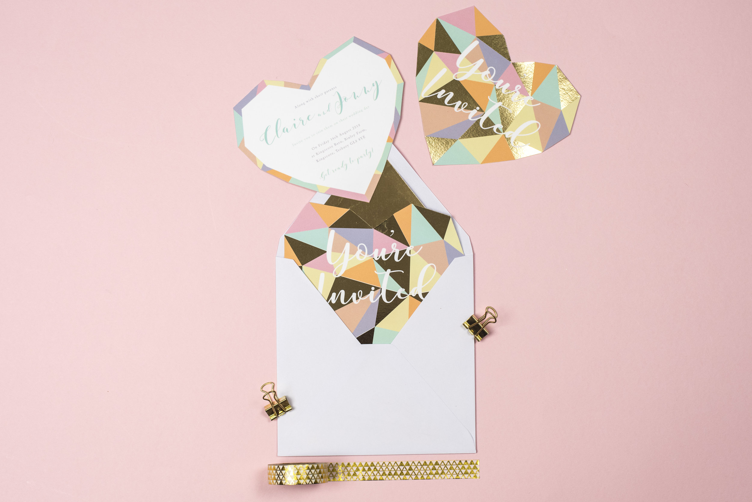 Claire Louise Creates Alternative Wedding Stationary 