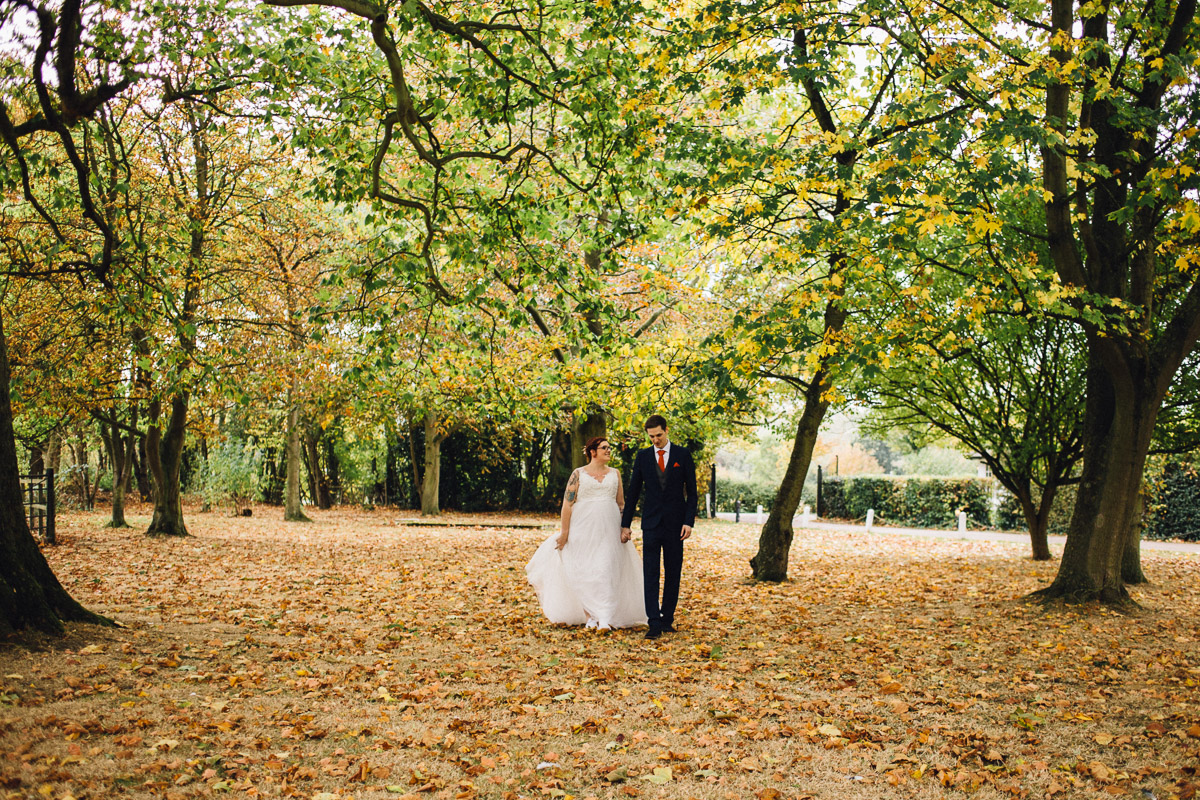 Rustic Autumnal Wedding Fennes Essex - Alternative Wedding Photography
