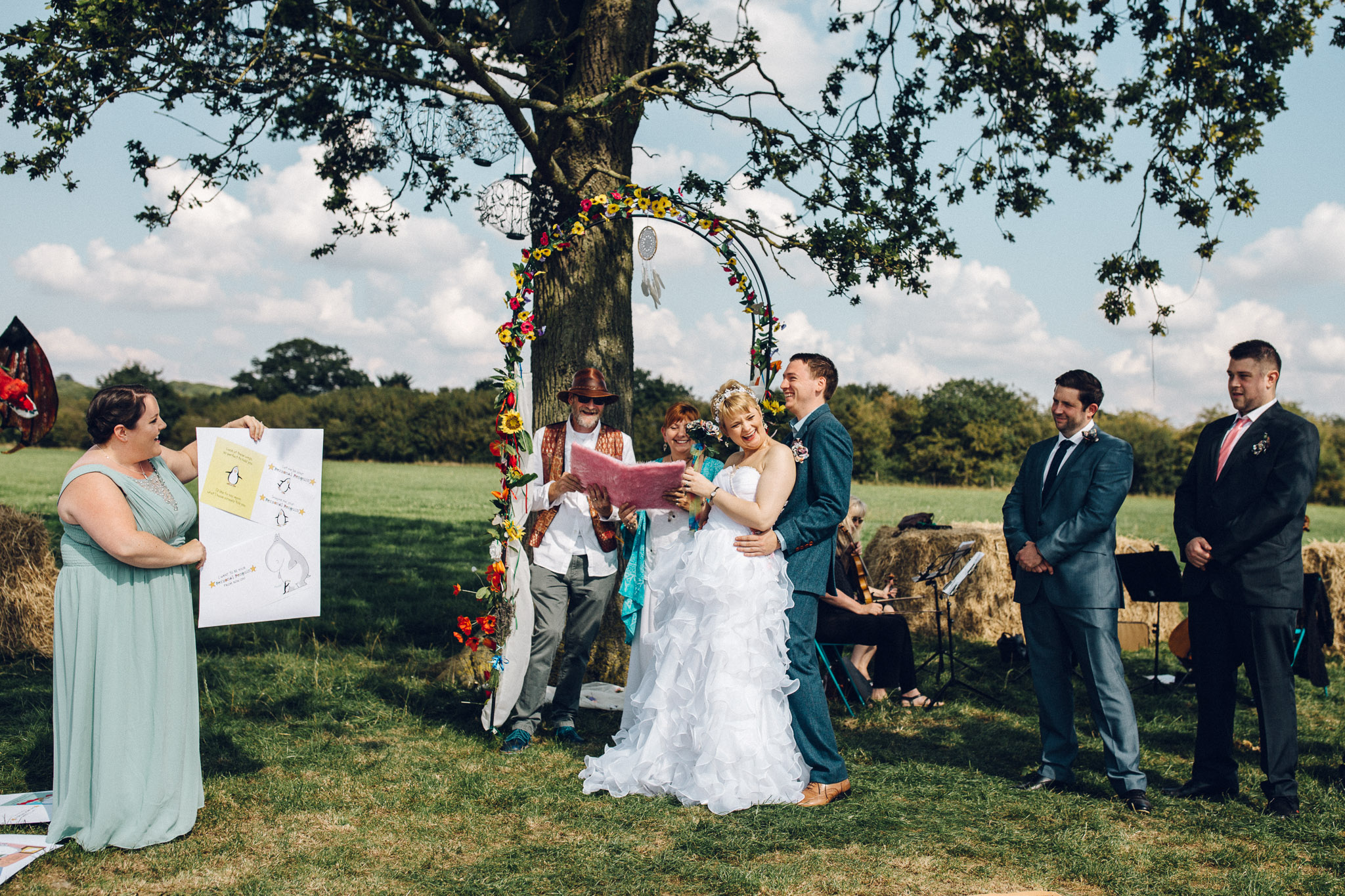 Fun colourful wedding Alternative Wedding Photography - I Do The Country Wed, Quainton
