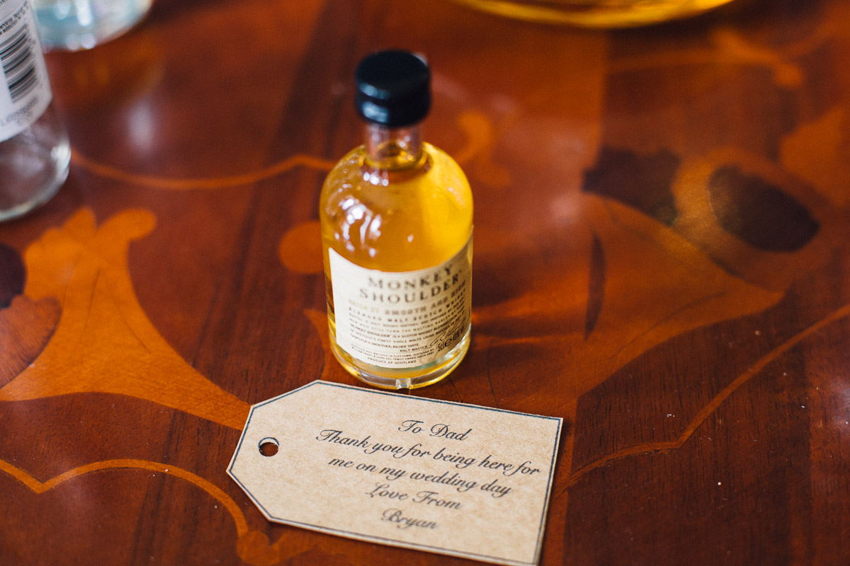 Monkey Shoulder Whiskey Wedding Gift for Dad