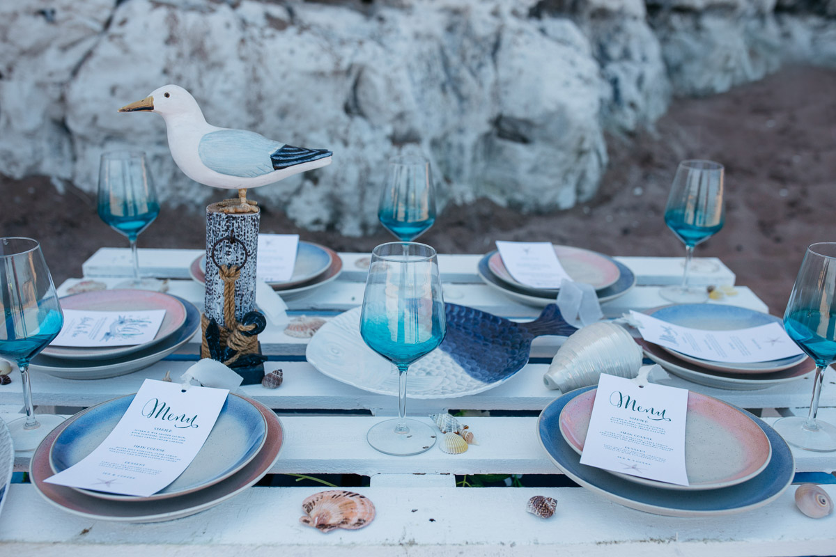 Disney Boho Beach Inspired Wedding Table