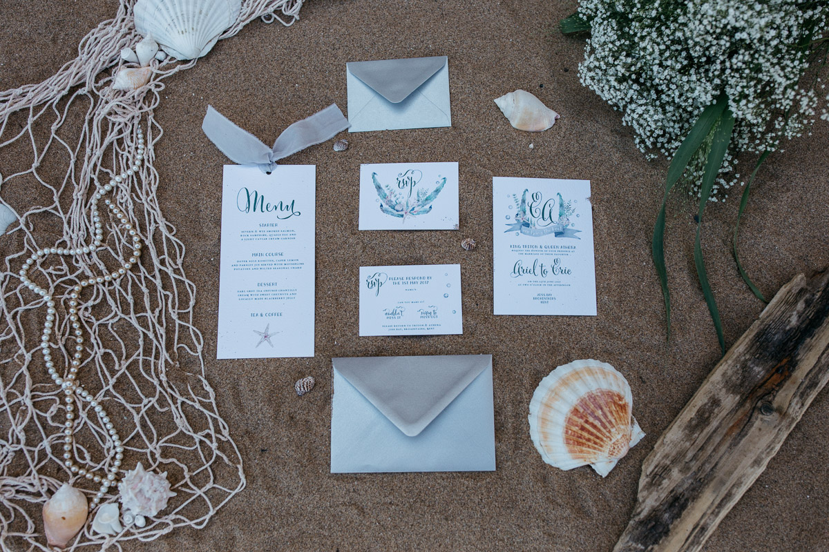 Disney Boho Beach Inspired Wedding Table
