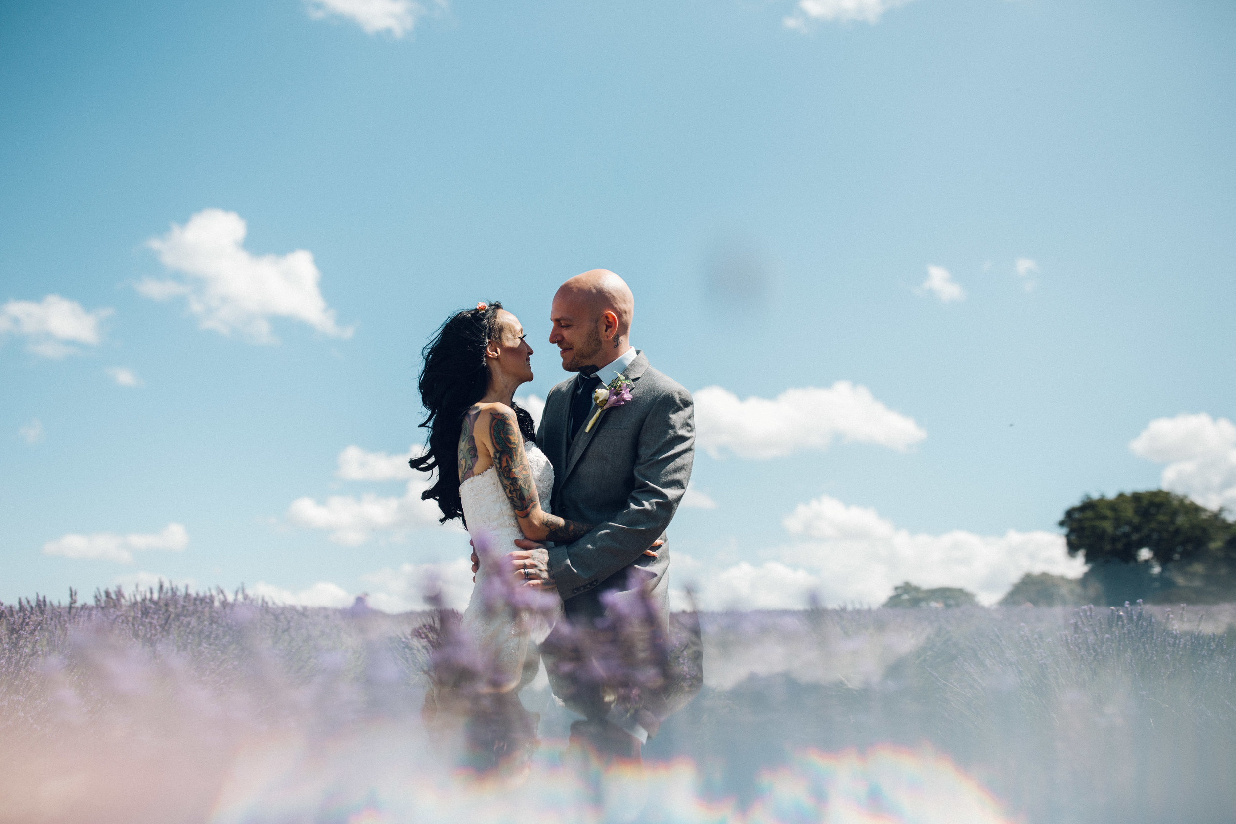 Mayfield Lavender Farm Surrey wedding photos