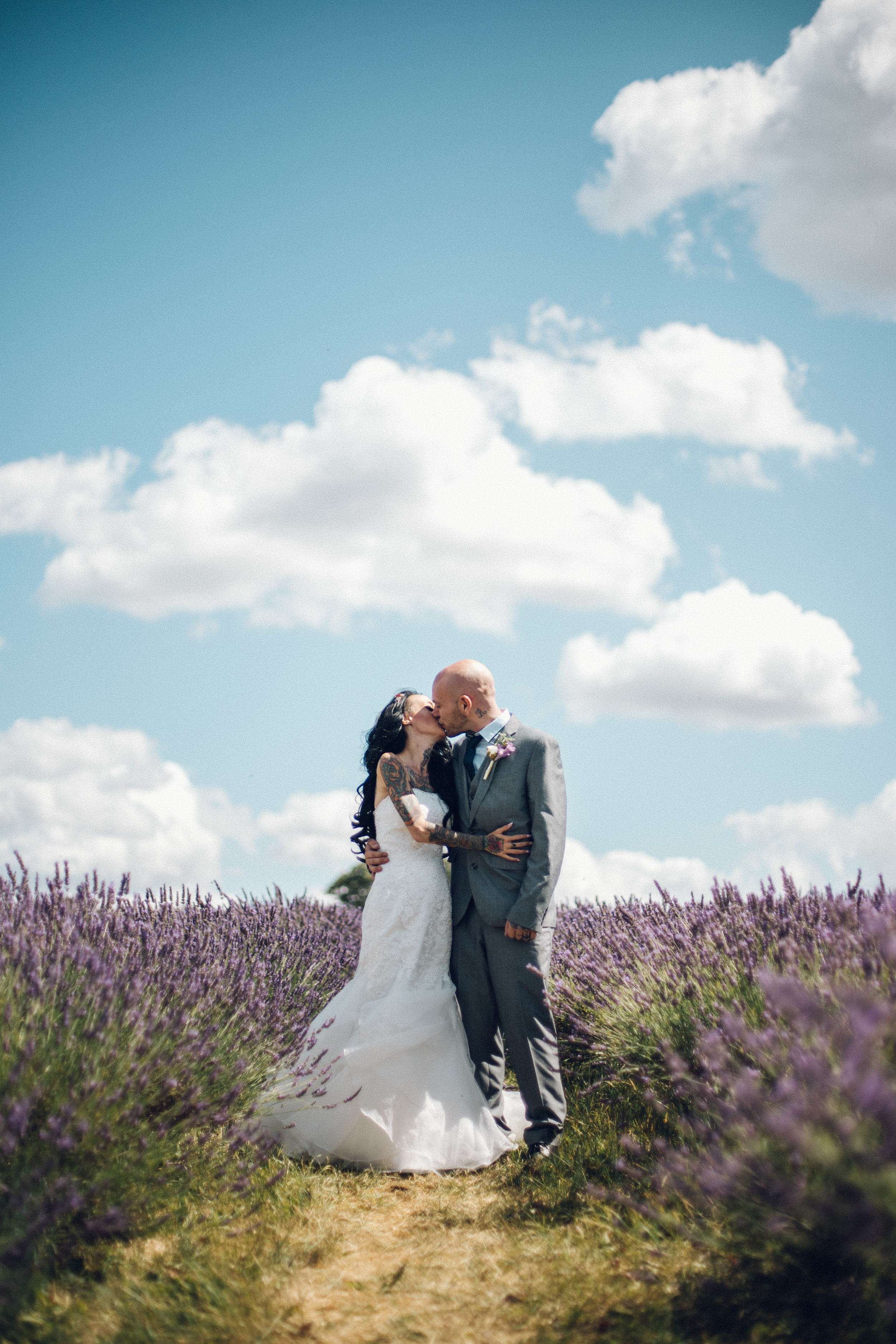 Mayfield Lavender Farm Surrey wedding photos