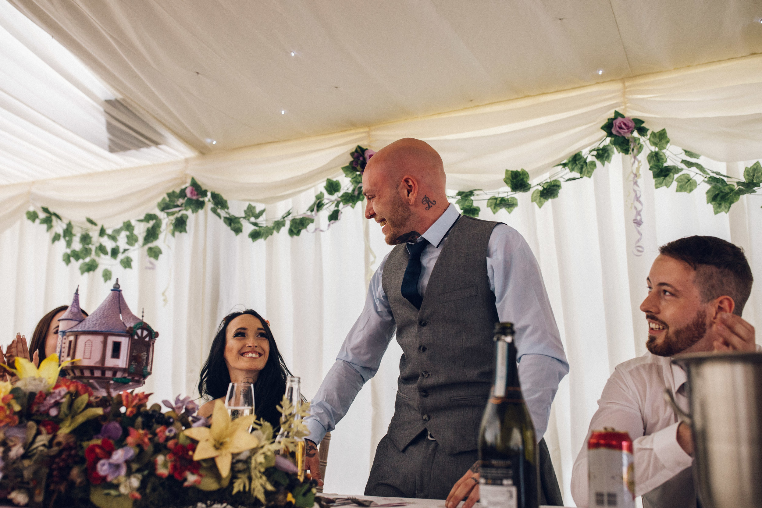 Tangled themed wedding at Zinnia Garden, Surrey
