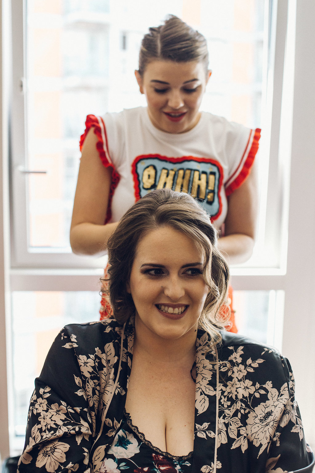 Relaxed Bridal prep photography