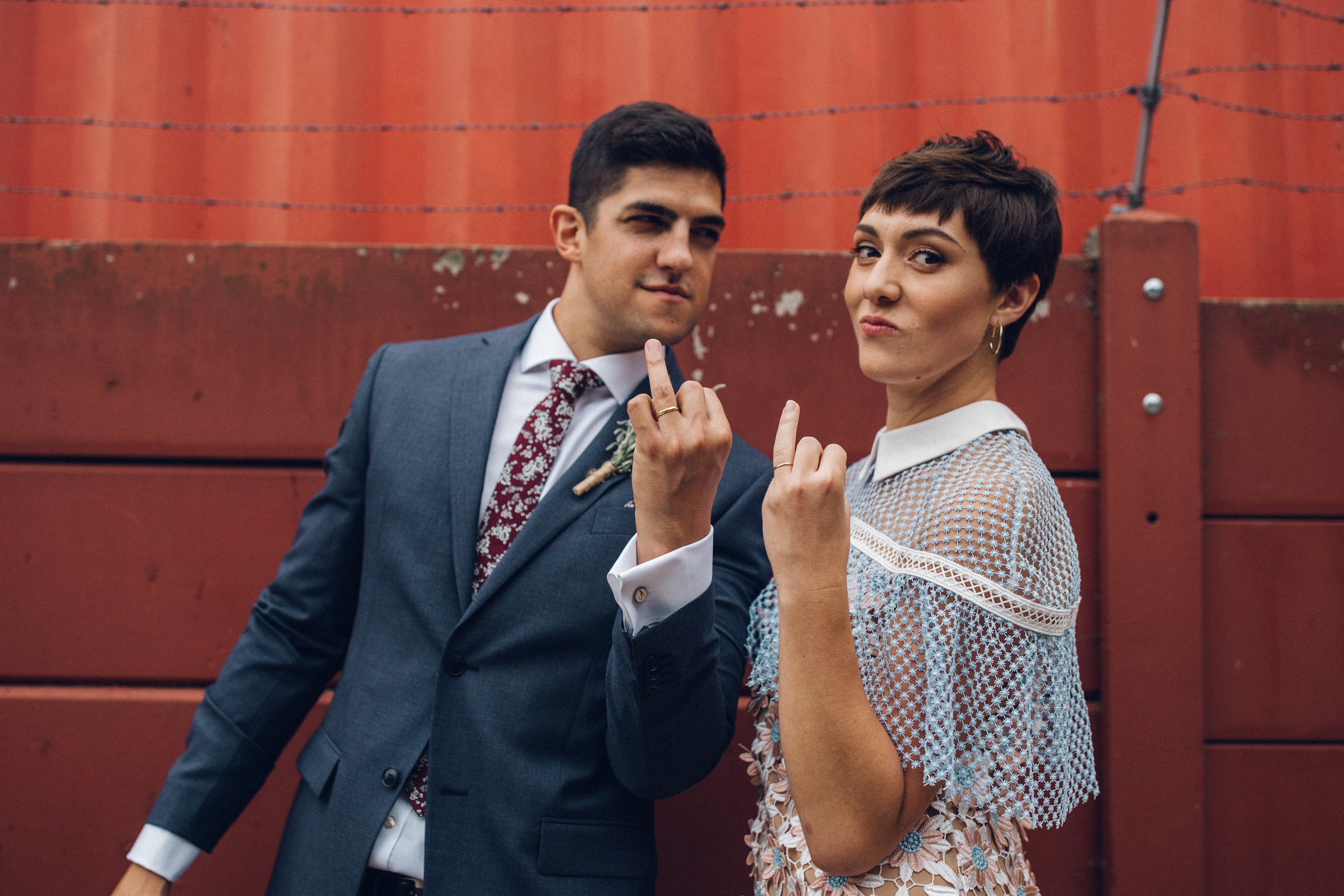 Fun Hackney Wedding at Provision Studios London