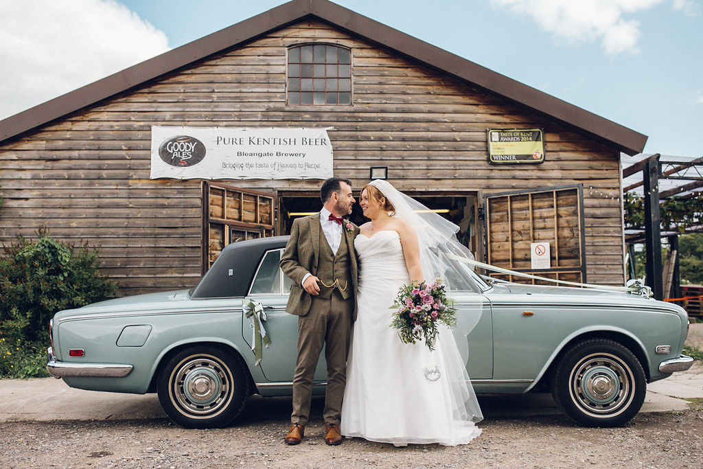 Alternative Kent Brewery Wedding 