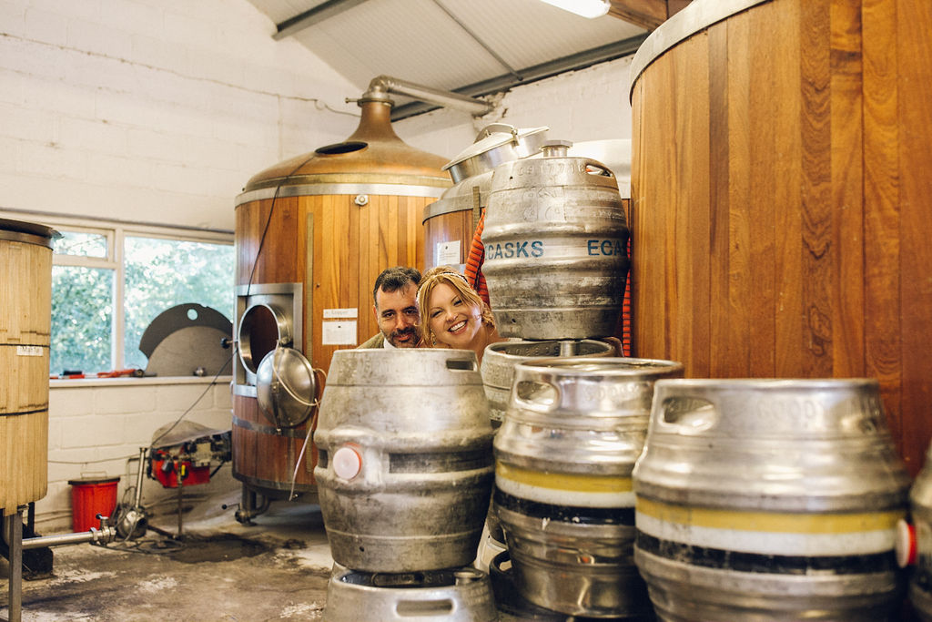 Alternative Kent Brewery Wedding 