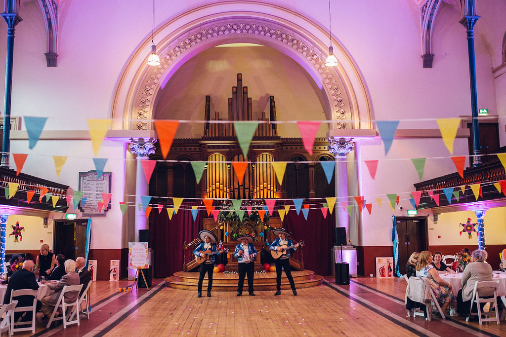 Quirky colourful wedding Hackney Round Chapel London Photographer