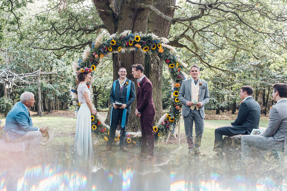 Boho Woodland Tipi Festival Wedding Braintree Essex Quirky Alternative Photography