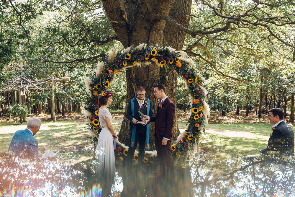 Boho Woodland Tipi Festival Wedding Braintree Essex Quirky Alternative Photography