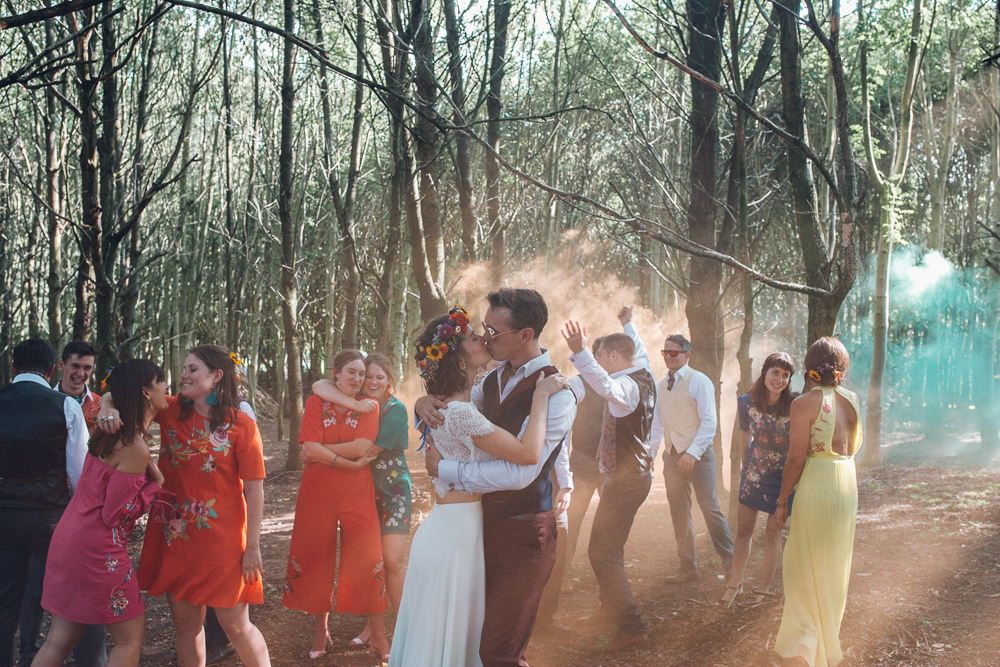 Boho Woodland Tipi Festival Wedding Braintree Essex Quirky Alternative Photography