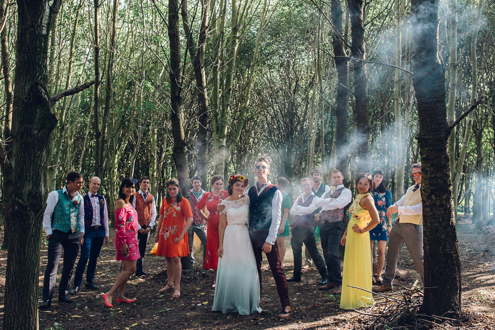 Boho Woodland Tipi Festival Wedding Braintree Essex Quirky Alternative Photography