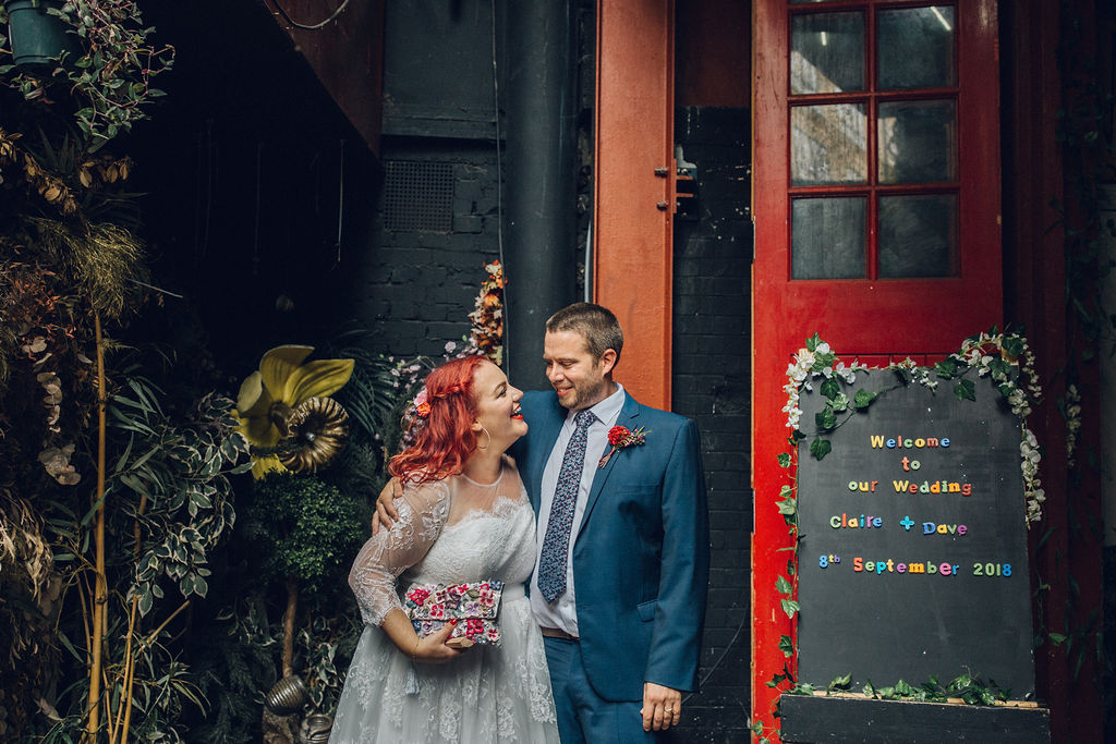 Fun and Colourful Wedding at Islington Metal Works Wedding London Alternative Photographer