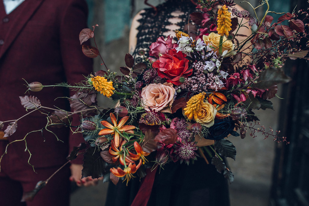 Asylum Chapel Wedding, London - A Tim Burton Nightmare Before Christmas Inspired shoot