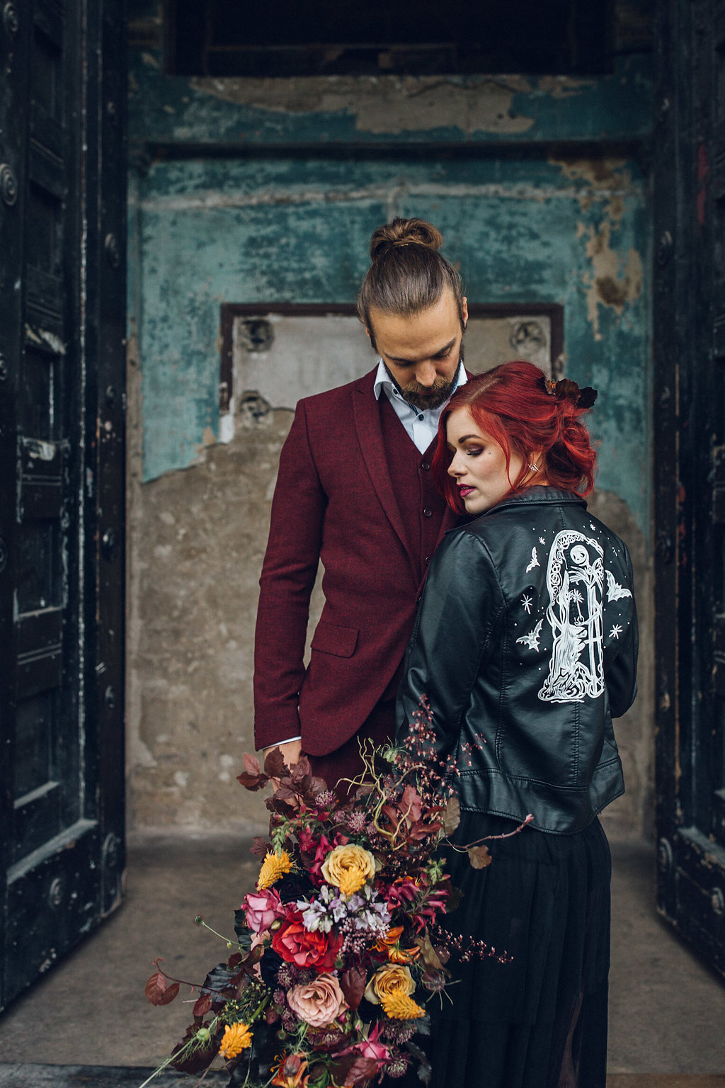 Asylum Chapel Wedding, London - A Tim Burton Nightmare Before Christmas Inspired shoot