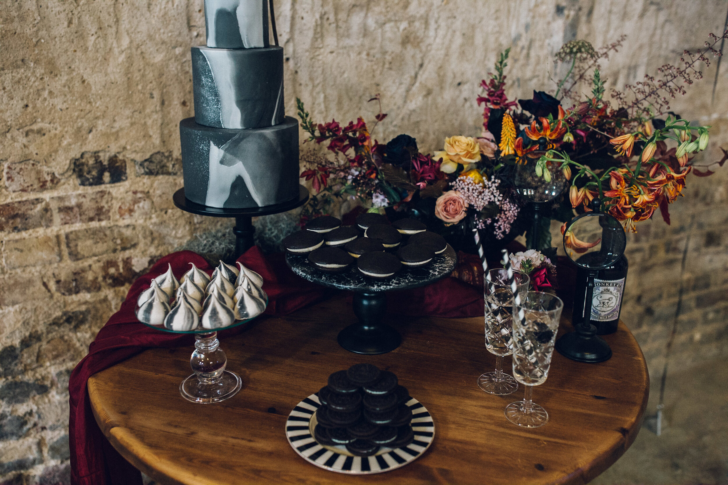 Asylum Chapel Wedding, London - A Tim Burton Nightmare Before Christmas Inspired shoot