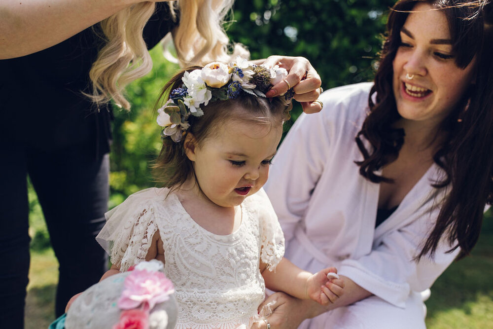 Boho Woodland Wedding Tey Brook Orchard, Browning Bros, Essex - Woodland Ceremony