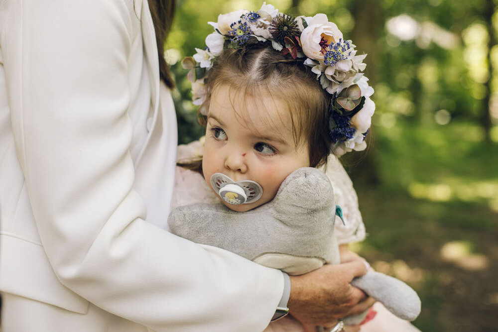 Boho Woodland Wedding Tey Brook Orchard, Browning Bros, Essex - Woodland Ceremony