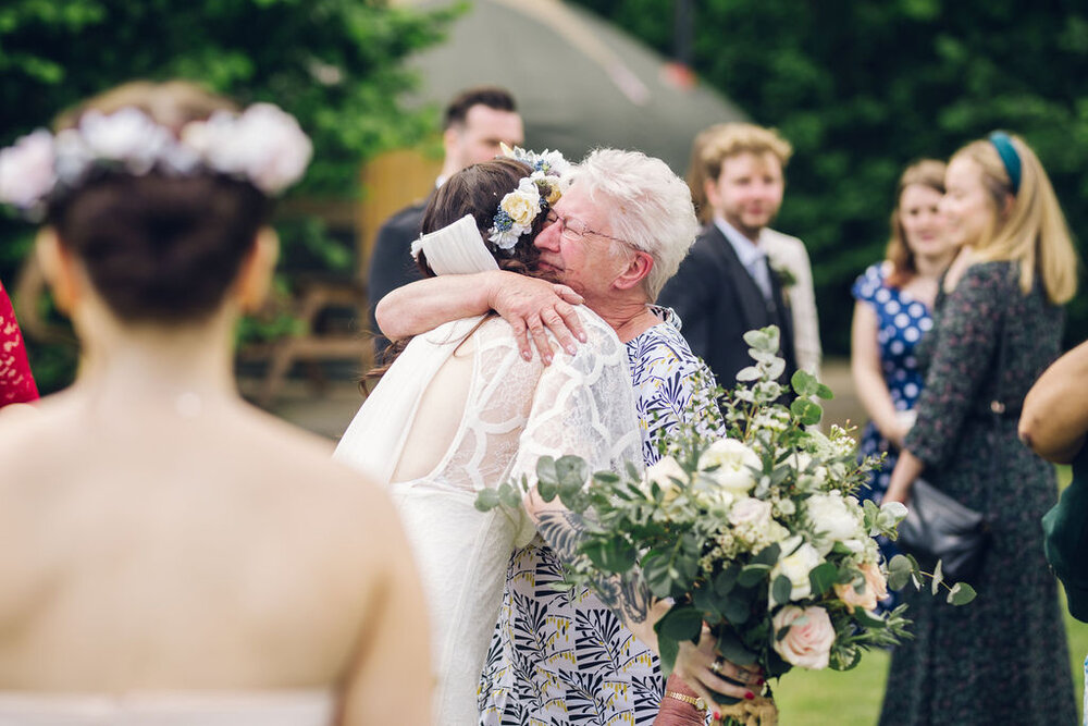 Boho Woodland Wedding Tey Brook Orchard, Browning Bros, Essex - Woodland Ceremony