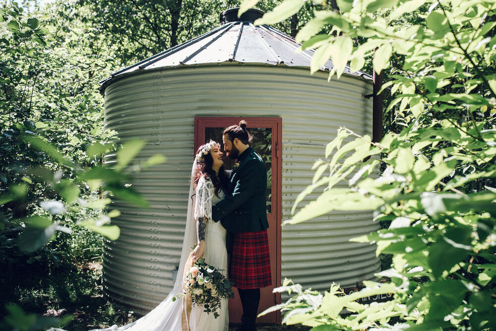 Boho Woodland Wedding Tey Brook Orchard, Browning Bros, Essex - Woodland 