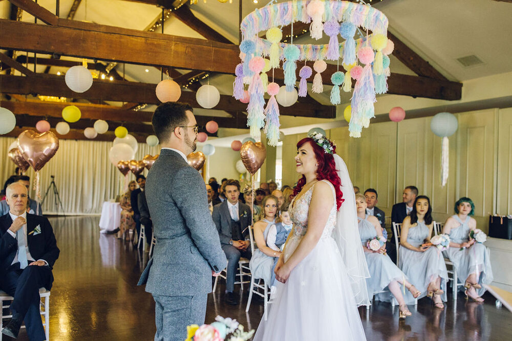 Colourful Retro Toy Themed Wedding, East Horton - Paige Joanna Rock n Roll Bride