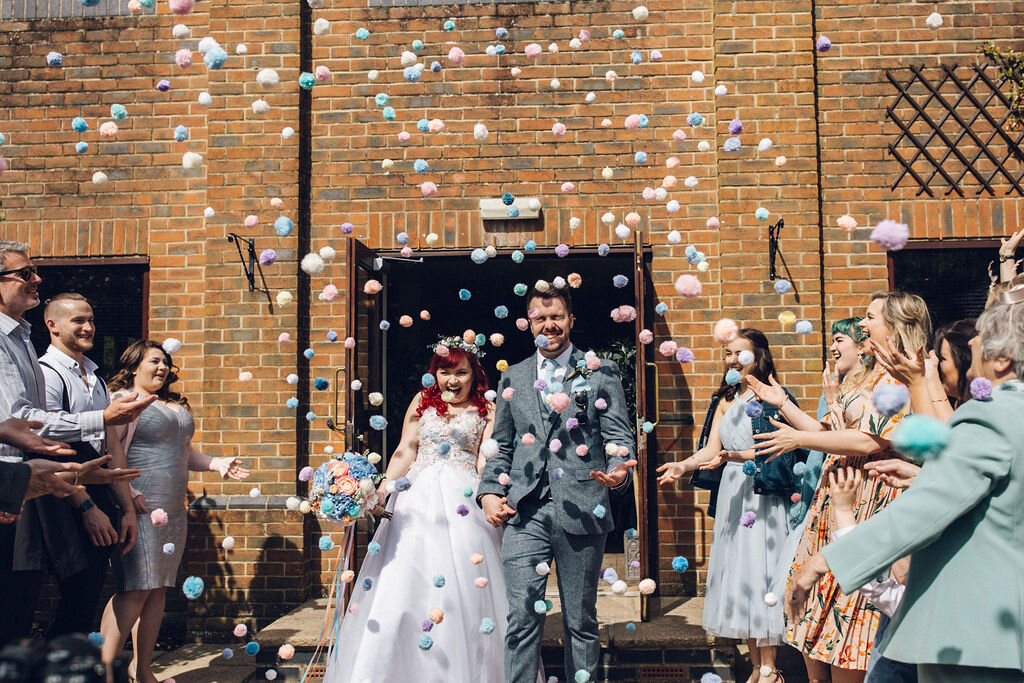 Colourful Retro Toy Themed Wedding, East Horton - Paige Joanna Rock n Roll Bride