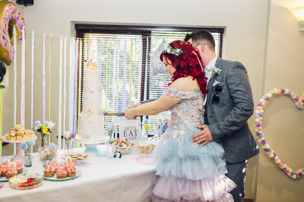 Colourful Retro Toy Themed Wedding, East Horton - Paige Joanna Rock n Roll Bride