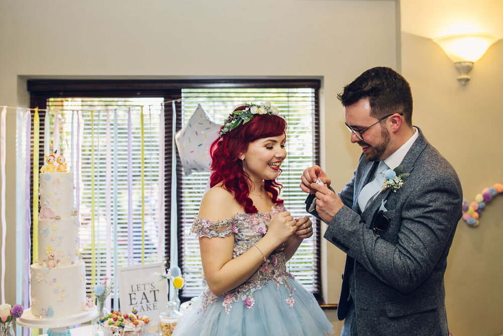 Colourful Retro Toy Themed Wedding, East Horton - Paige Joanna Rock n Roll Bride