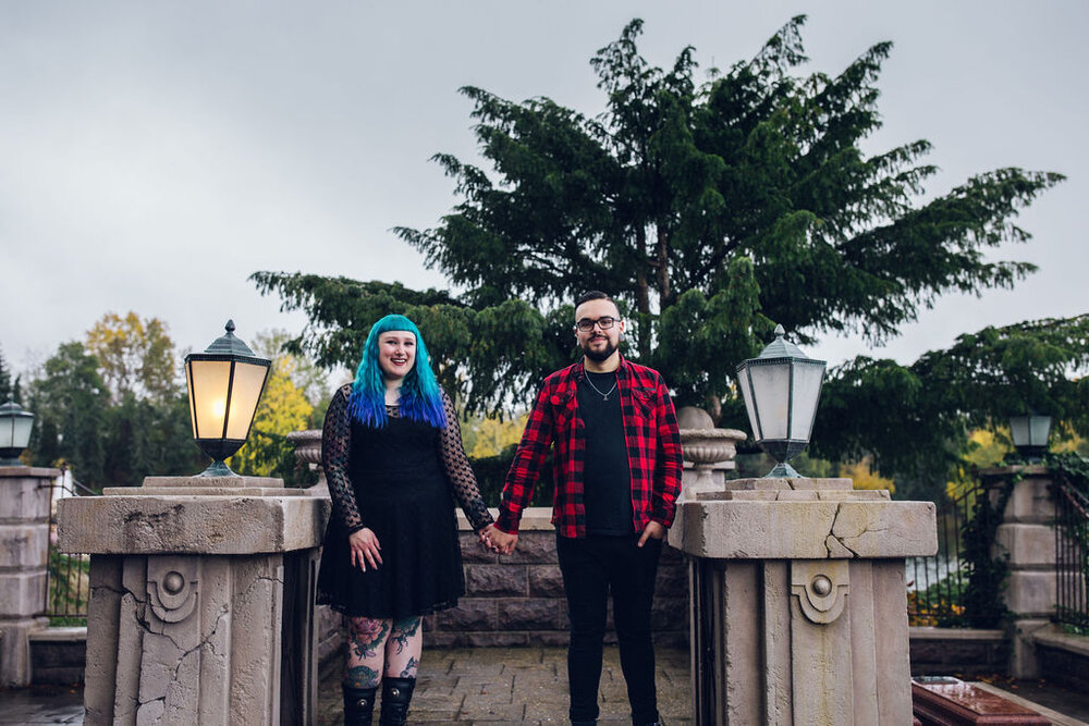 Disneyland Paris Engagement Shoot Phantom Manor Alternative Couple 