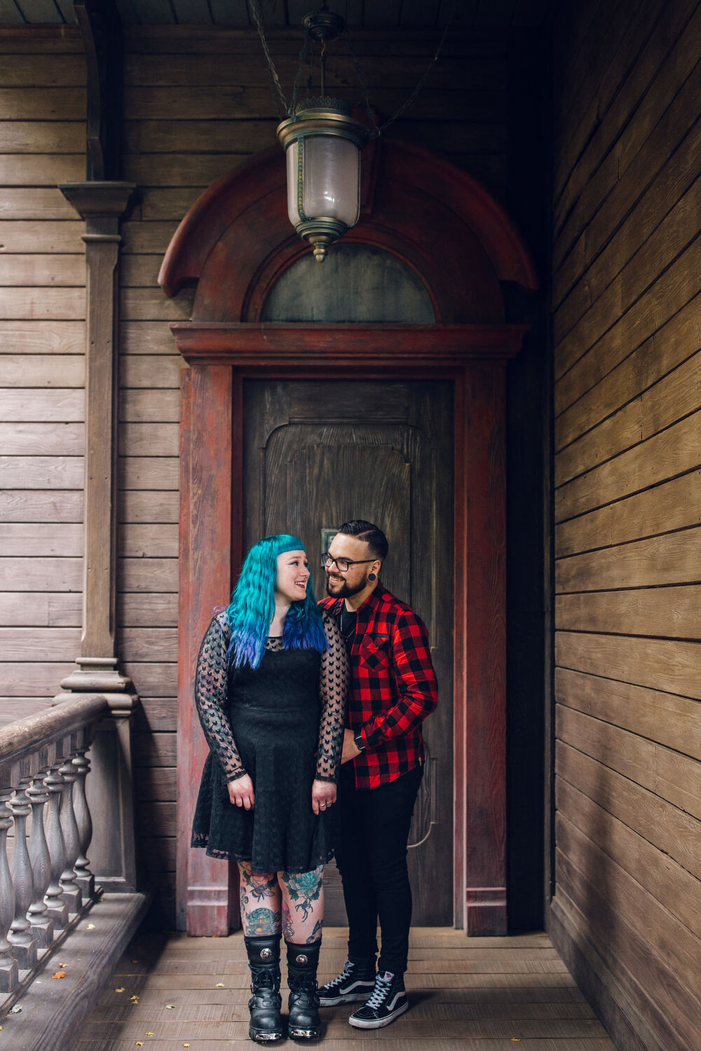 Disneyland Paris Engagement Shoot Phantom Manor Alternative Couple 