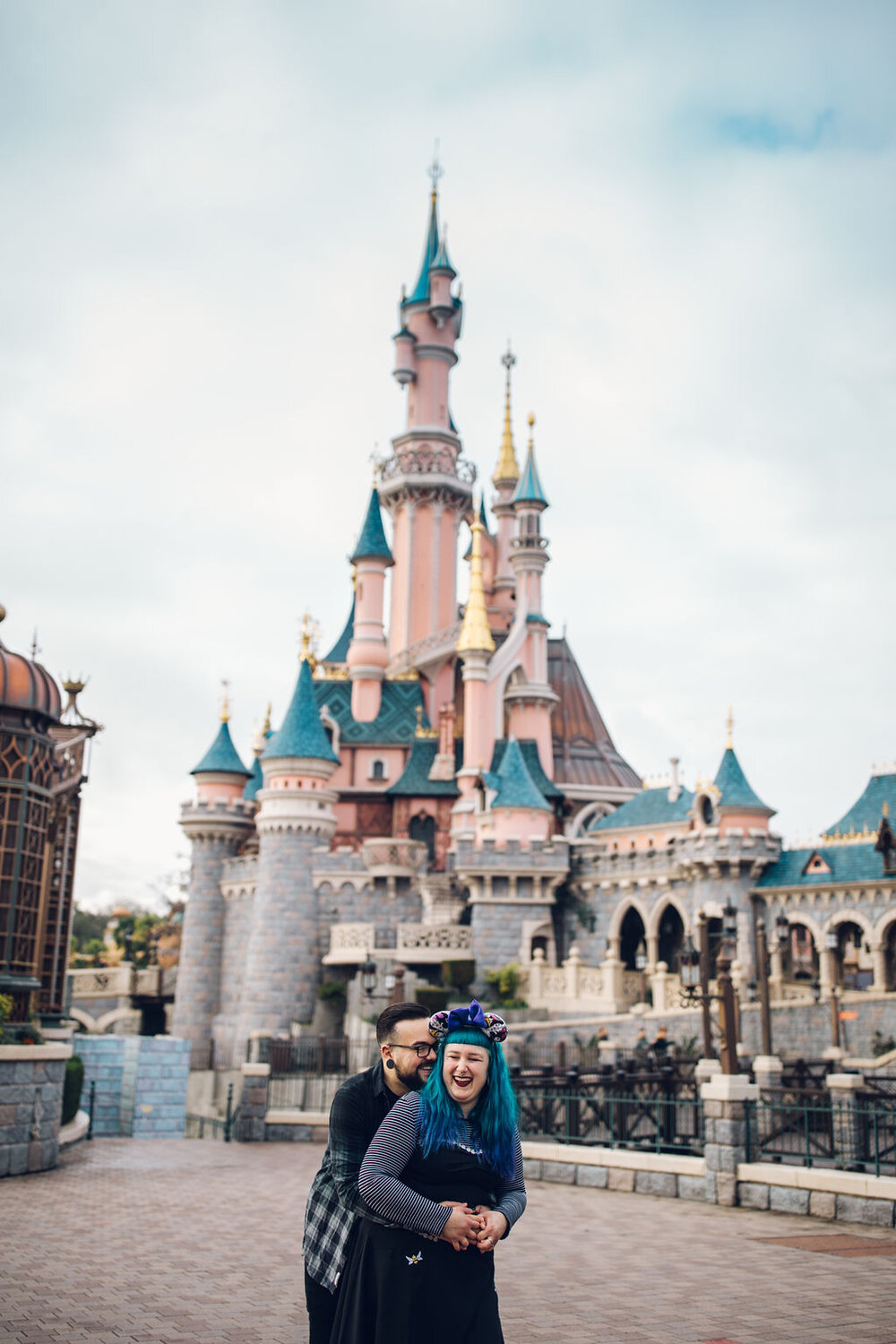 Disneyland Paris Engagement Shoot Alternative Couple Disney 